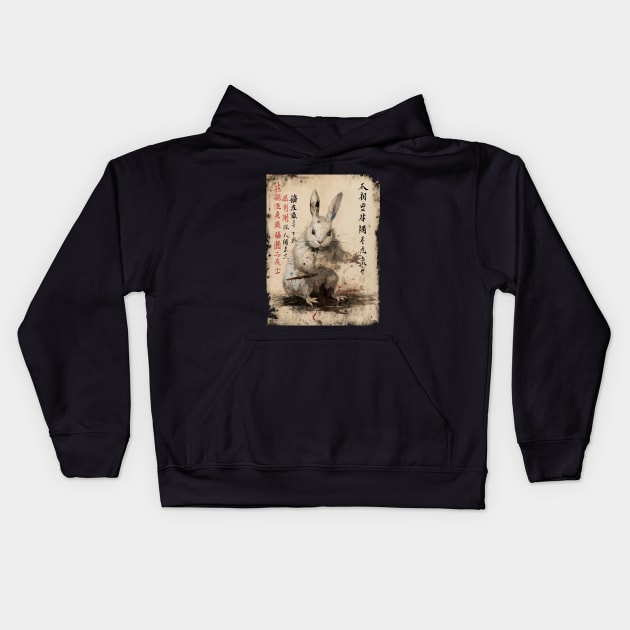 Killer Rabbit Of Caerbannog Kids Hoodie by obstinator